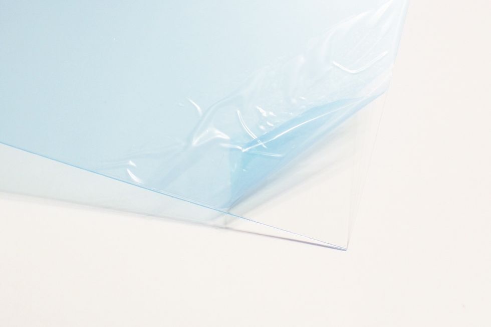 remove protective film from the front and the back of the plate...
