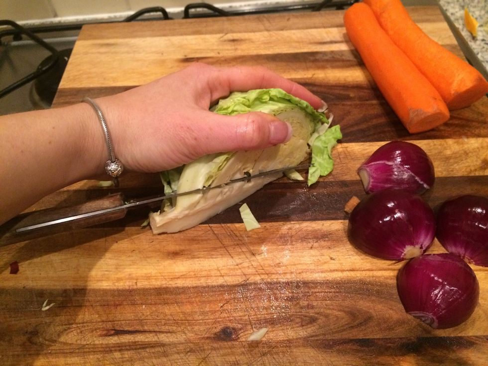 Remove stalk from one quarter and store the rest