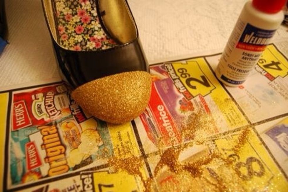 Remove tape and clean up any that have bled through.