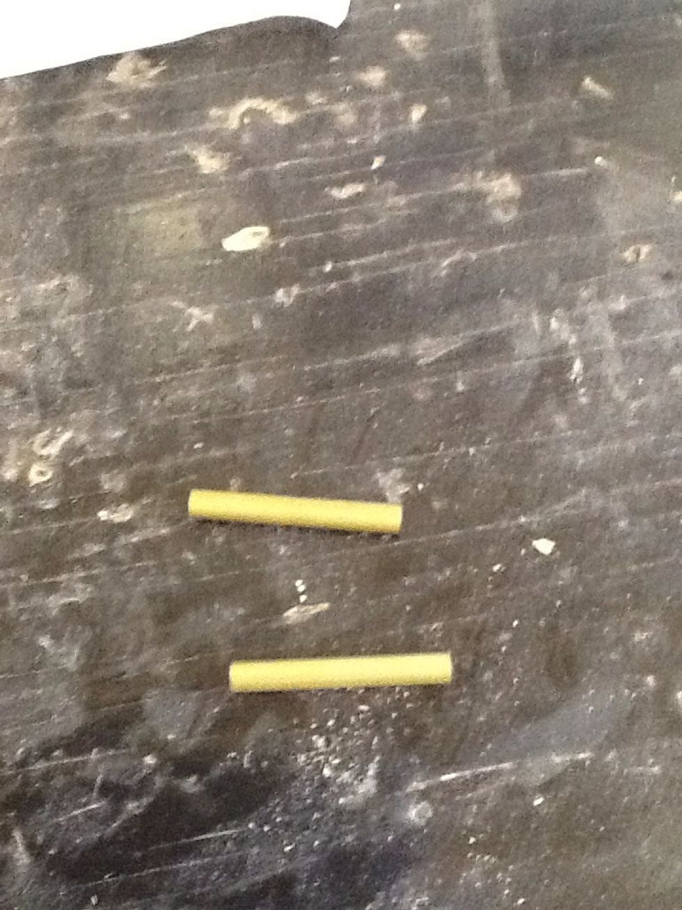 Remove the brass tube from the kit
