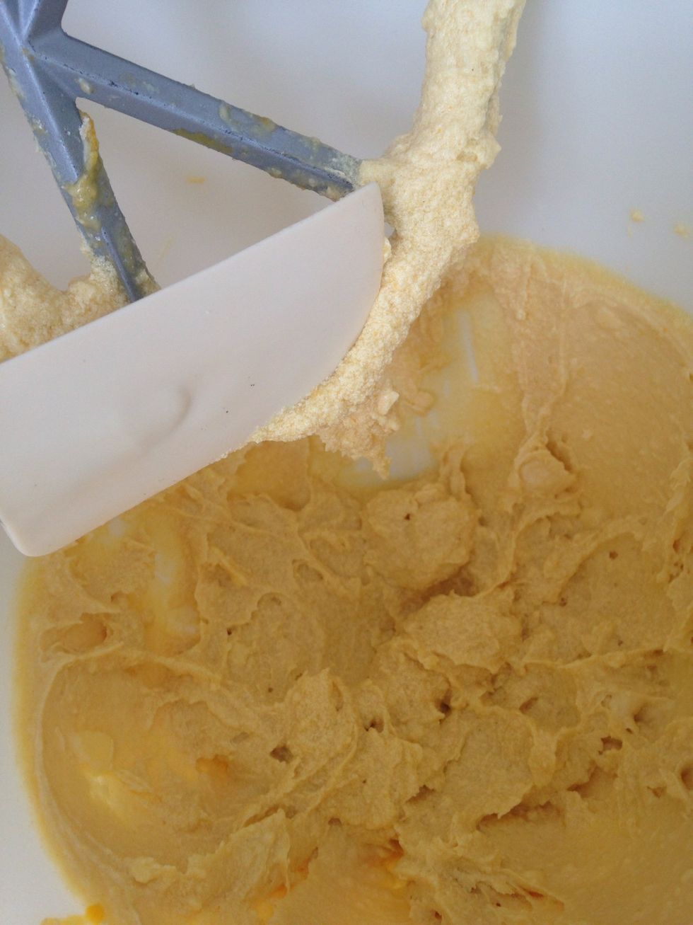 Remove the dough on your wisp into the bowl