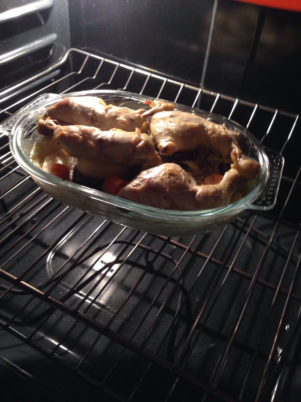 Remove the foil and broil the top until golden brown