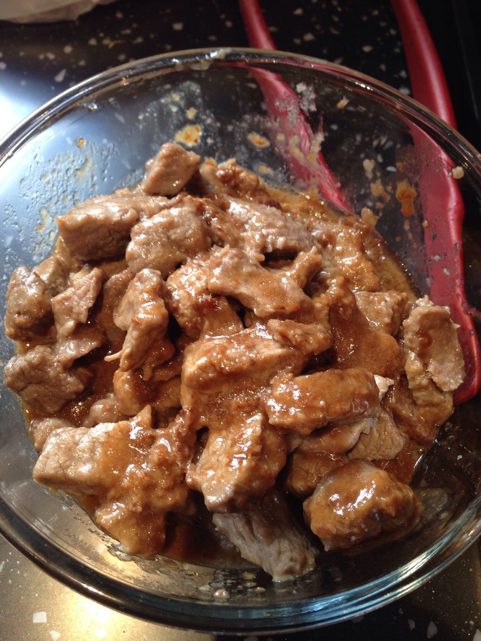 Remove the meat from the pan