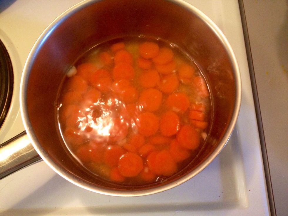 Remove the pan from the heat...