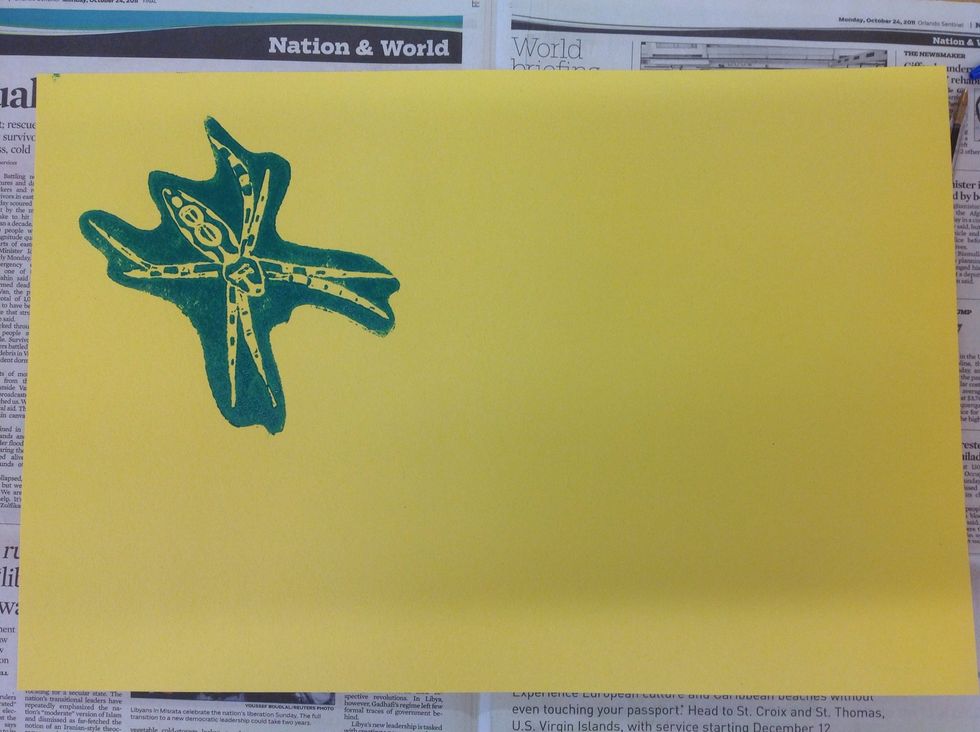 Remove the printing plate and see how your print came out. You may need to re-ink your printing plate.