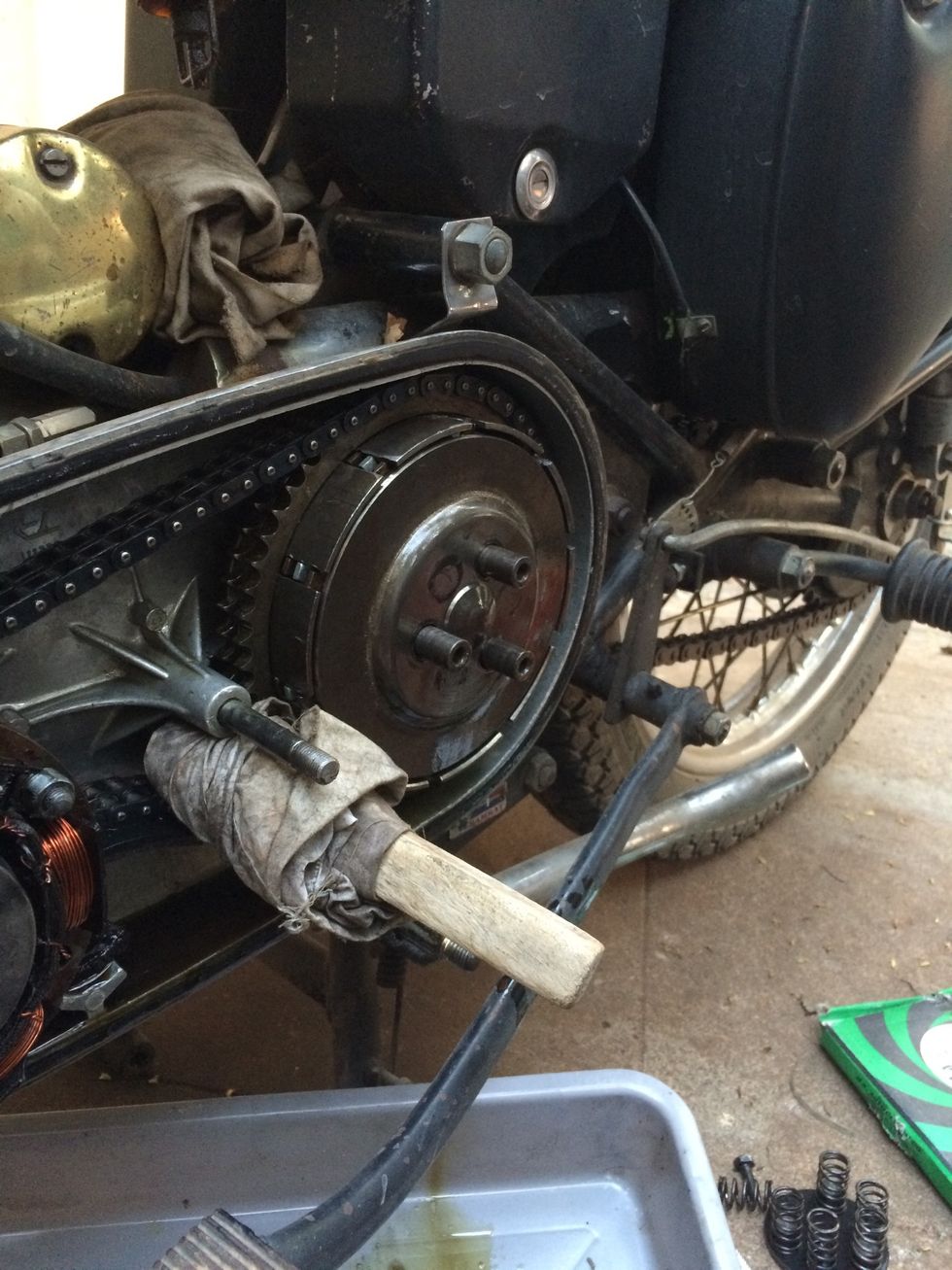 Remove the remaining springs