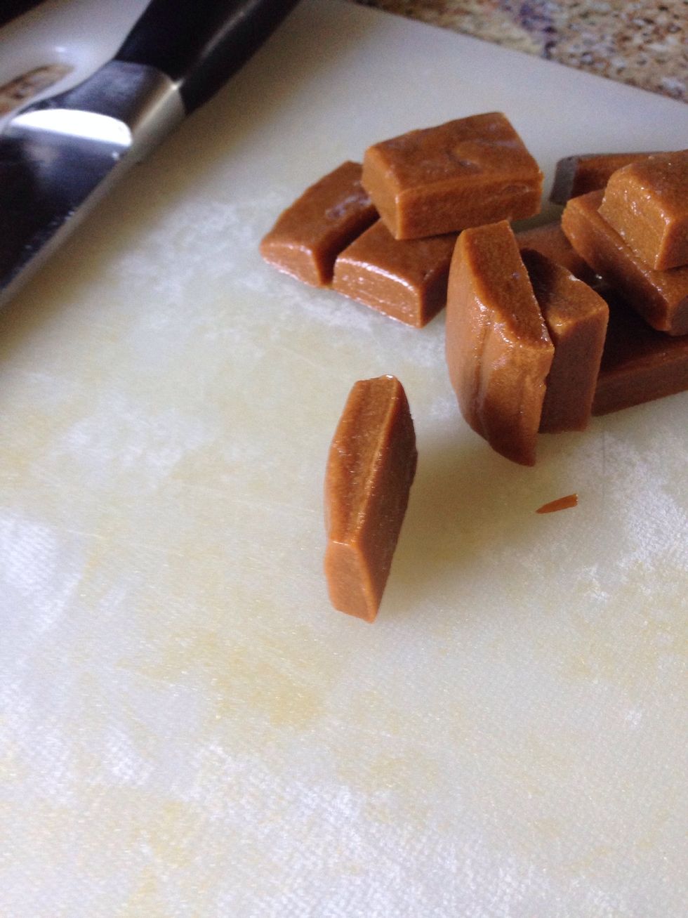 Remove the saucepan from heat and stir in the vanilla. Quickly pour the caramel into the pan. Let set for 10 minutes, and then sprinkle the salt. Let it sit overnight.