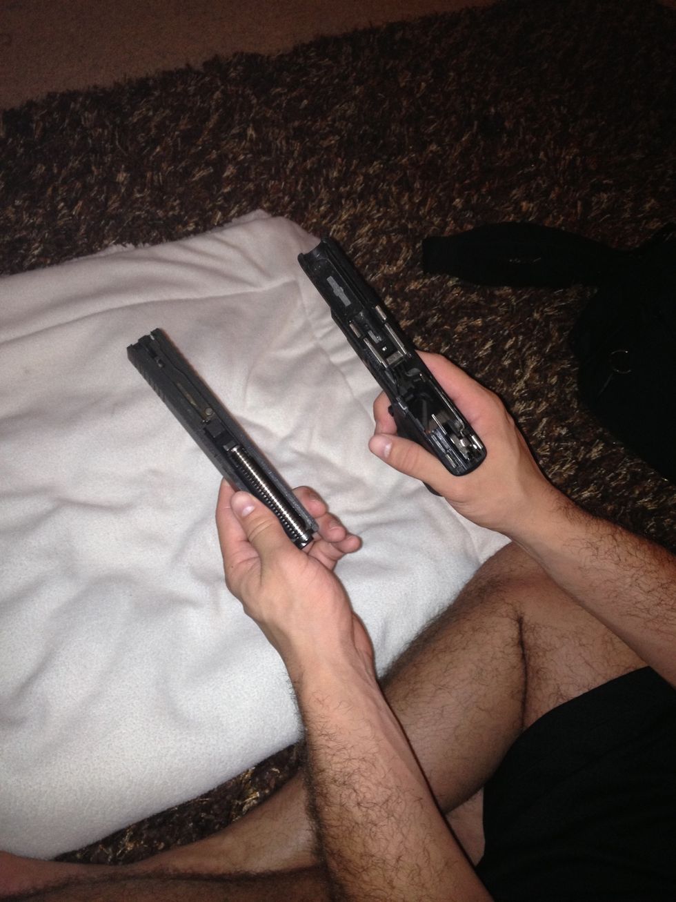 Remove the slide completely