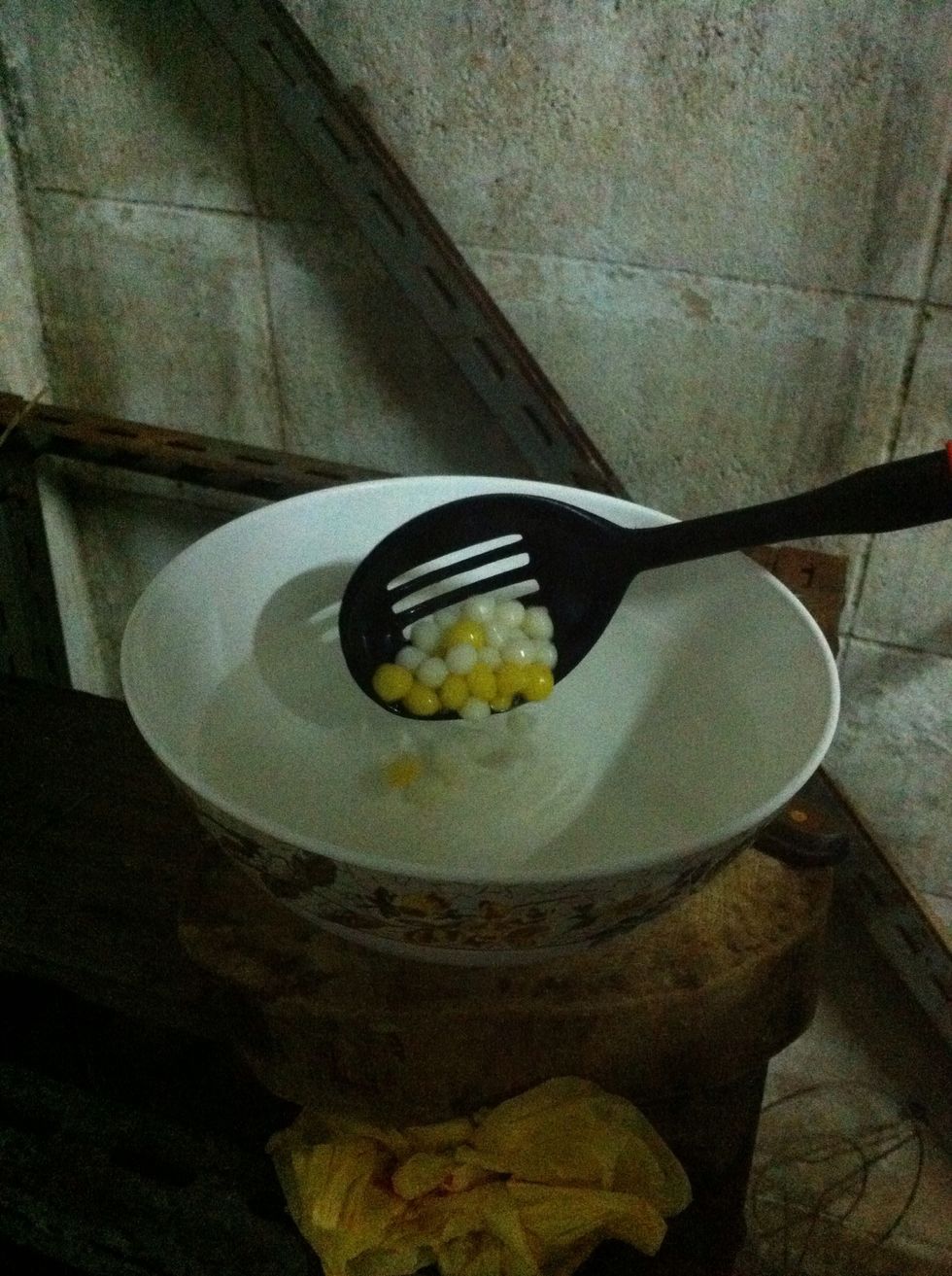 Remove to cool water