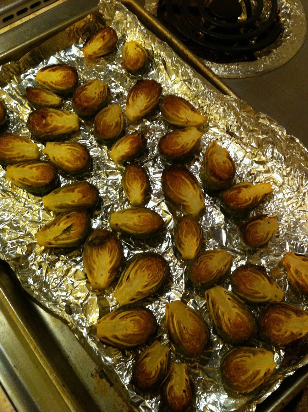 Remove when golden brown and edges are crispy.