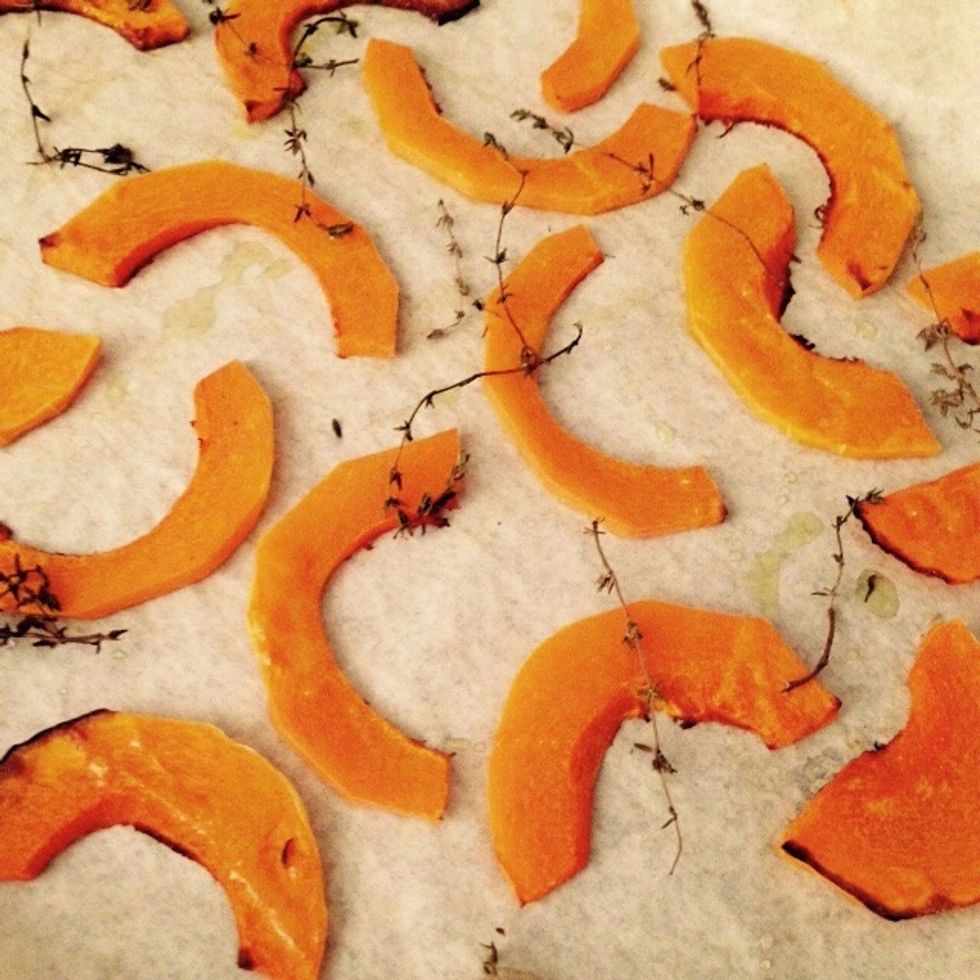 Remove when tender and dry, before it starts roasting possibly. If it roasts on the outside faster than it cook on the inside cover with foil and reduce the temperature