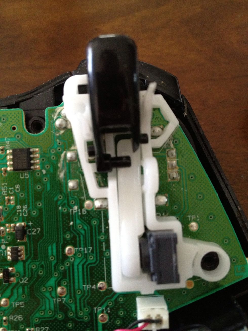 Removed peg.