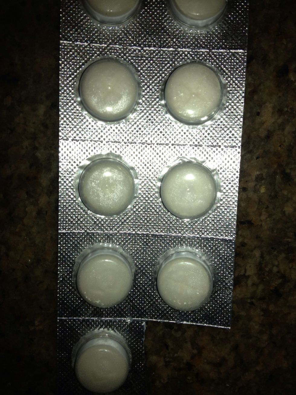 Rennet tabs also ordered online. Keep the three ingredients double bagged in the freezer until each time you use them. Don't save the remaining half tab unless using same day for another cheese.