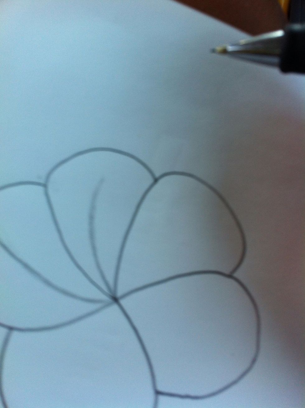 Repeat 5 times, again turn the paper for better results