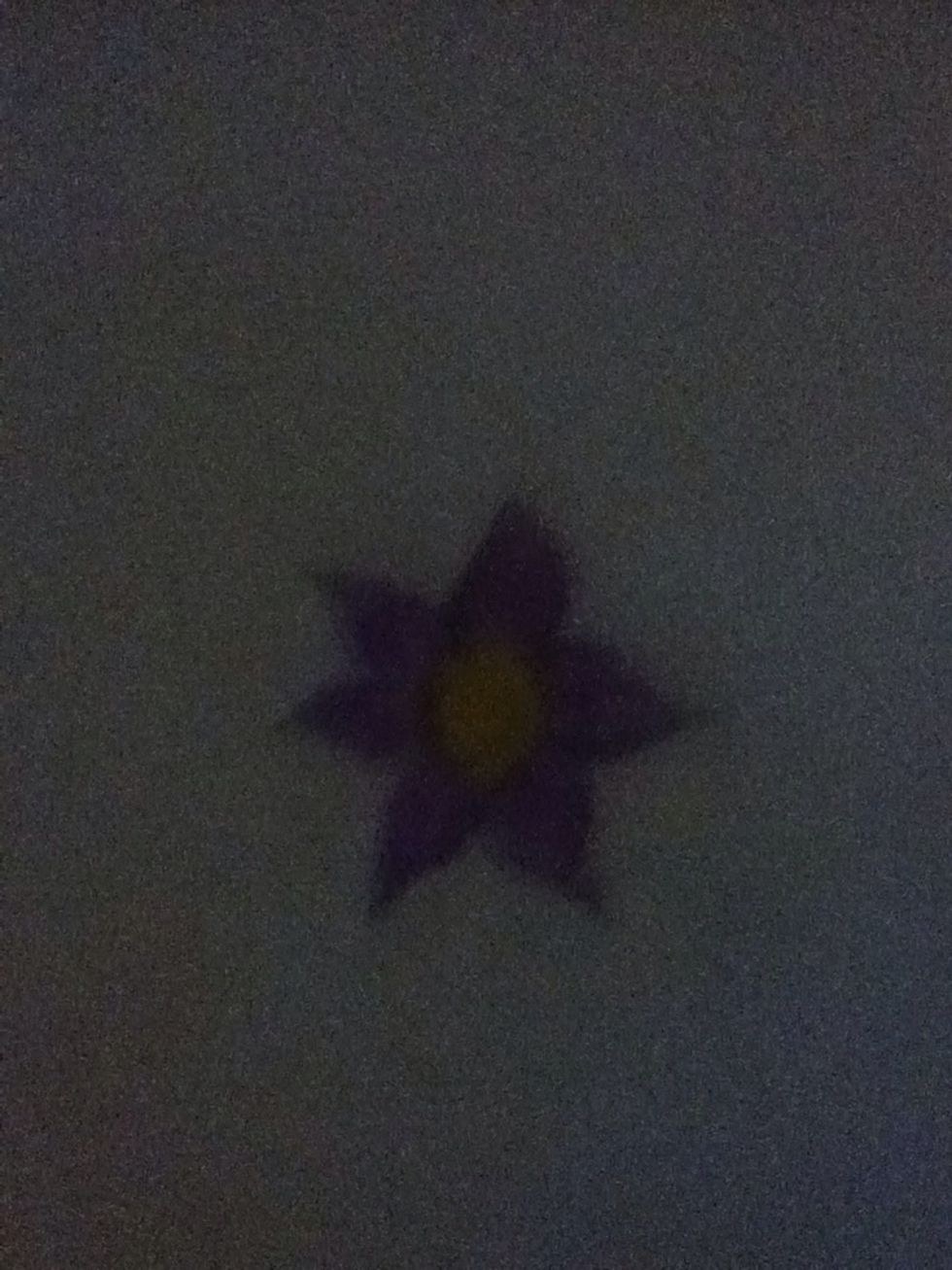 Repeat all the way round and color