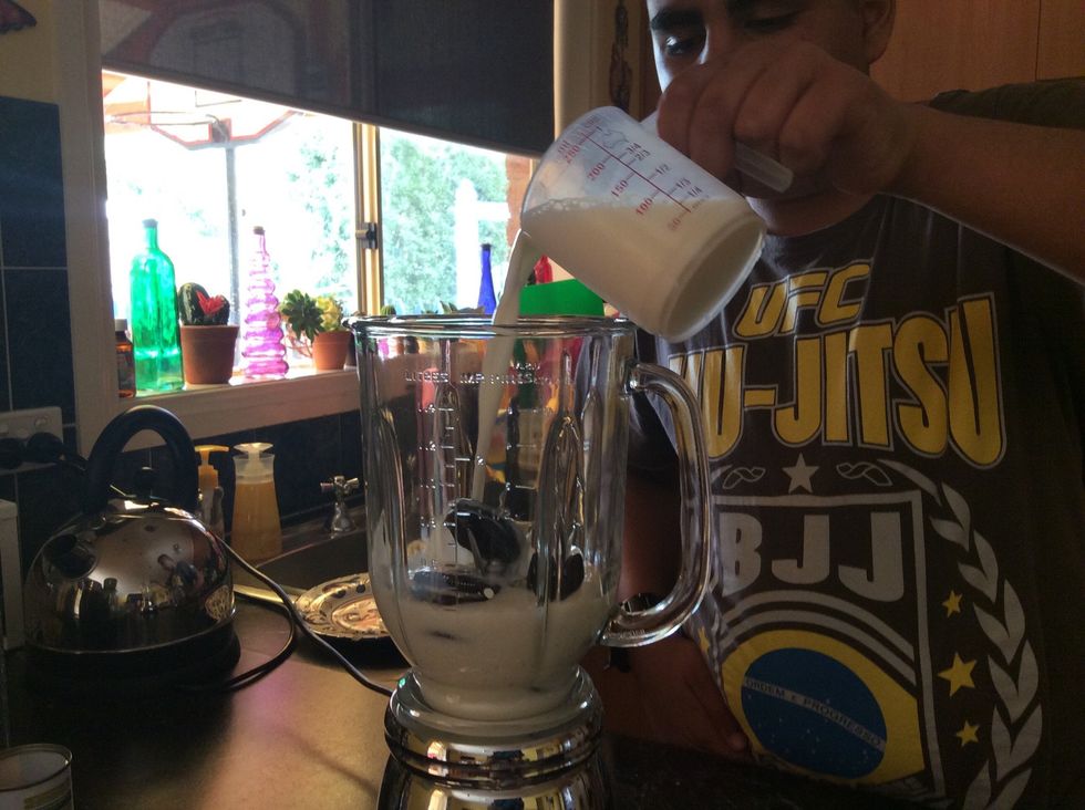 Repeat for 3 cups of milk.