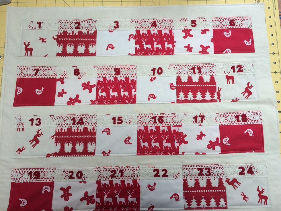 Repeat for all 4 rows