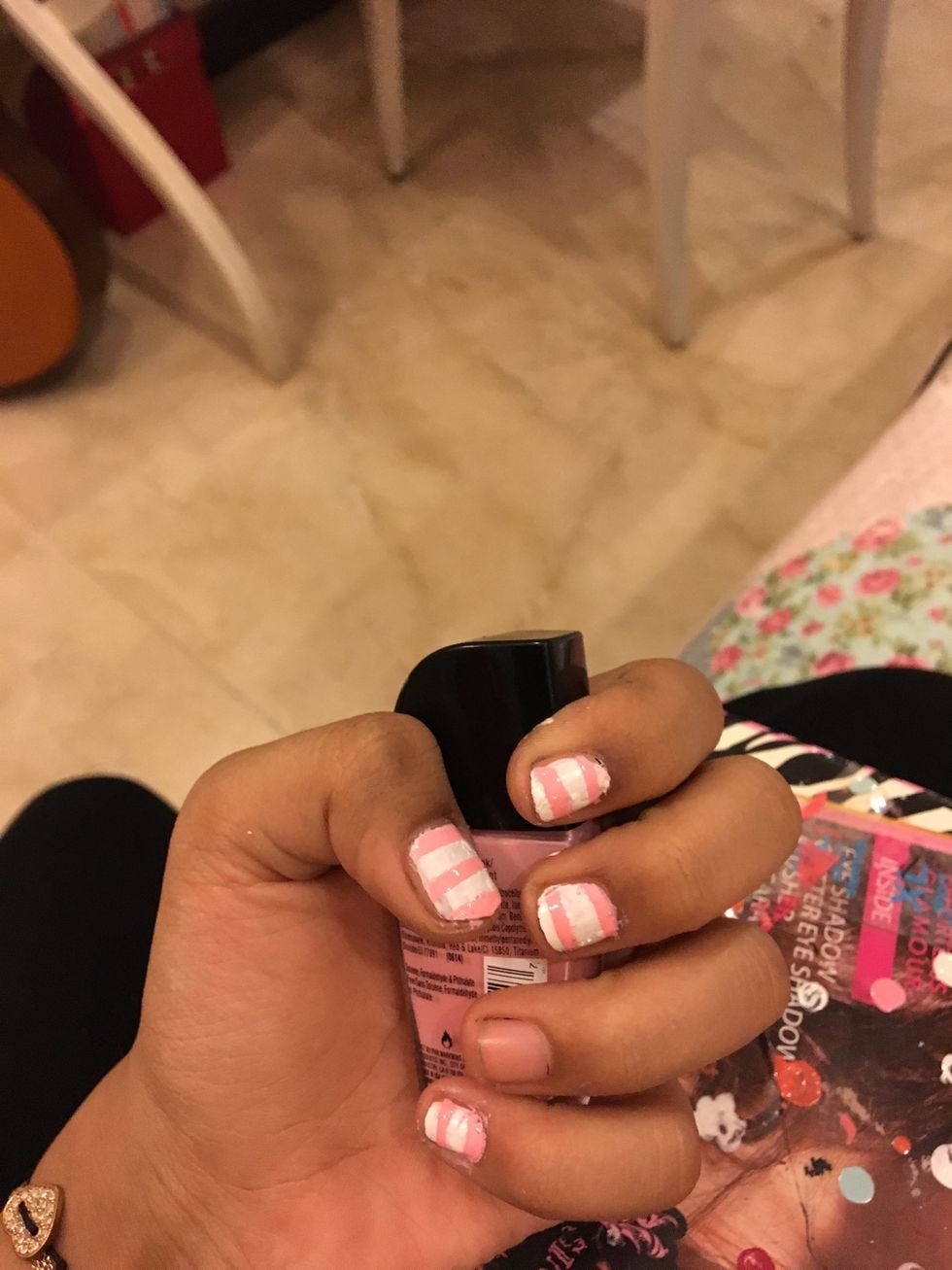 Repeat for all except ring finger