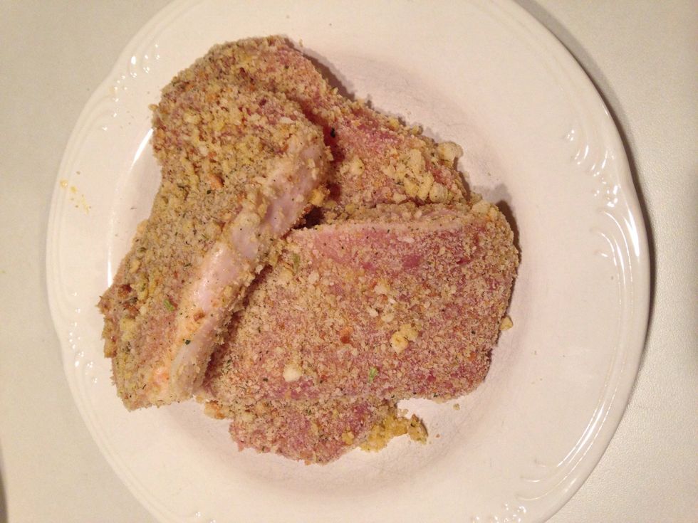 Repeat for all pork loins.