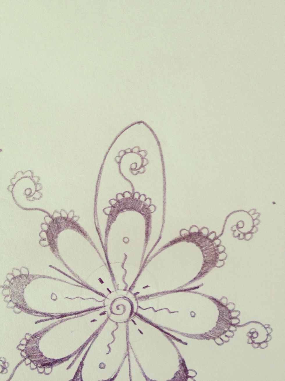 Repeat for the other side, but try to round the top.