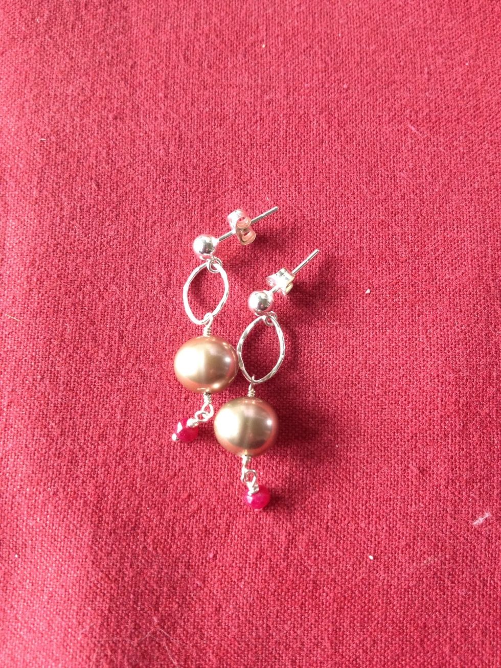 Repeat for the second earring.