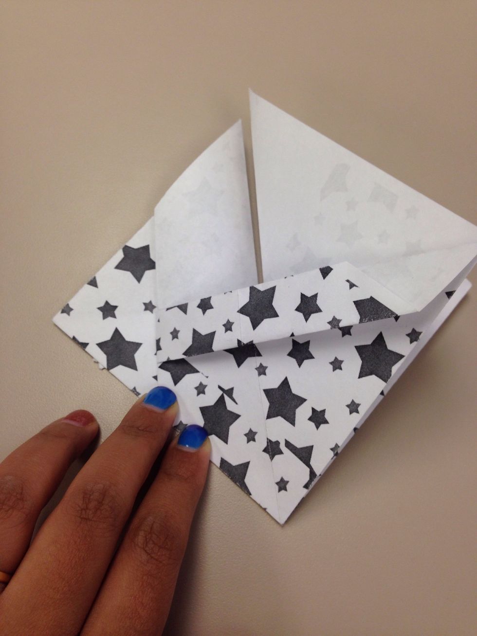 Repeat it on remaining 3 sides