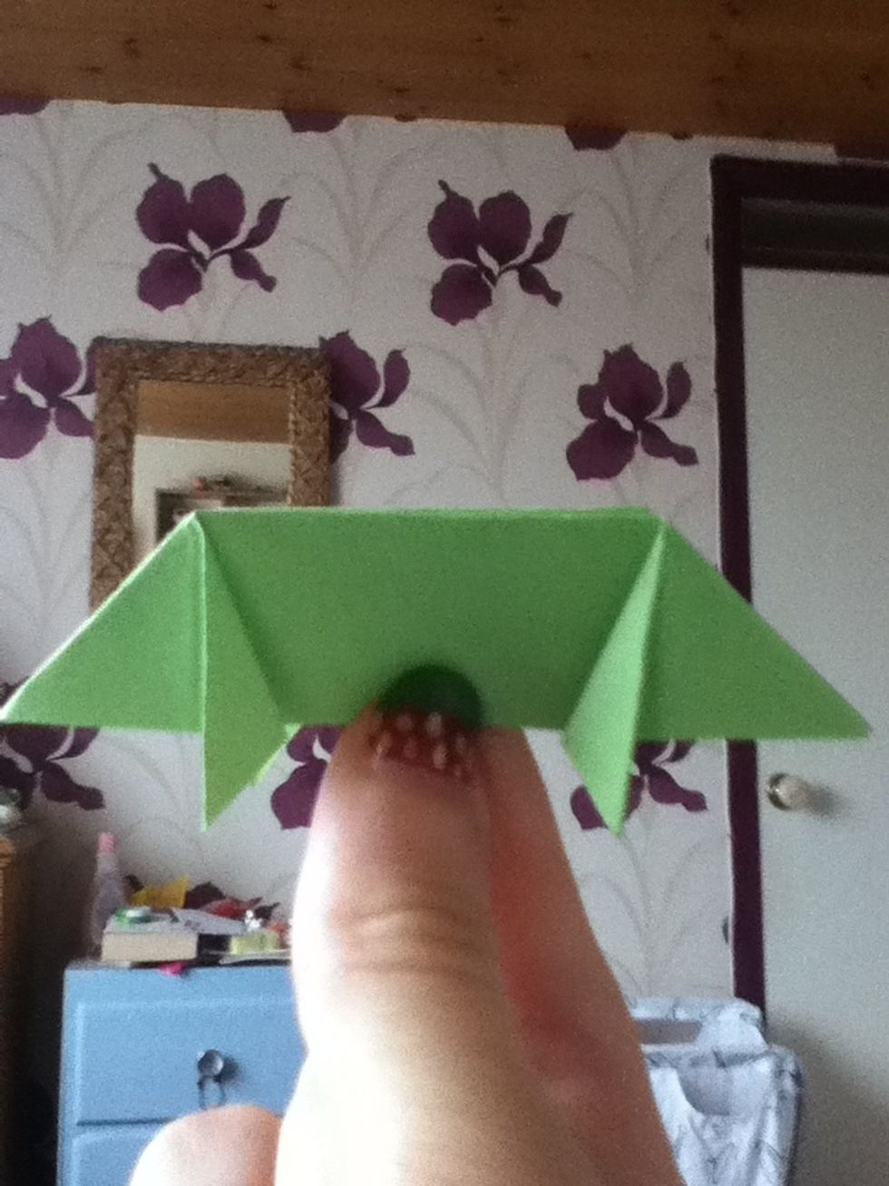 Repeat on each side. As you can see two of the legs are facing the wrong direction....