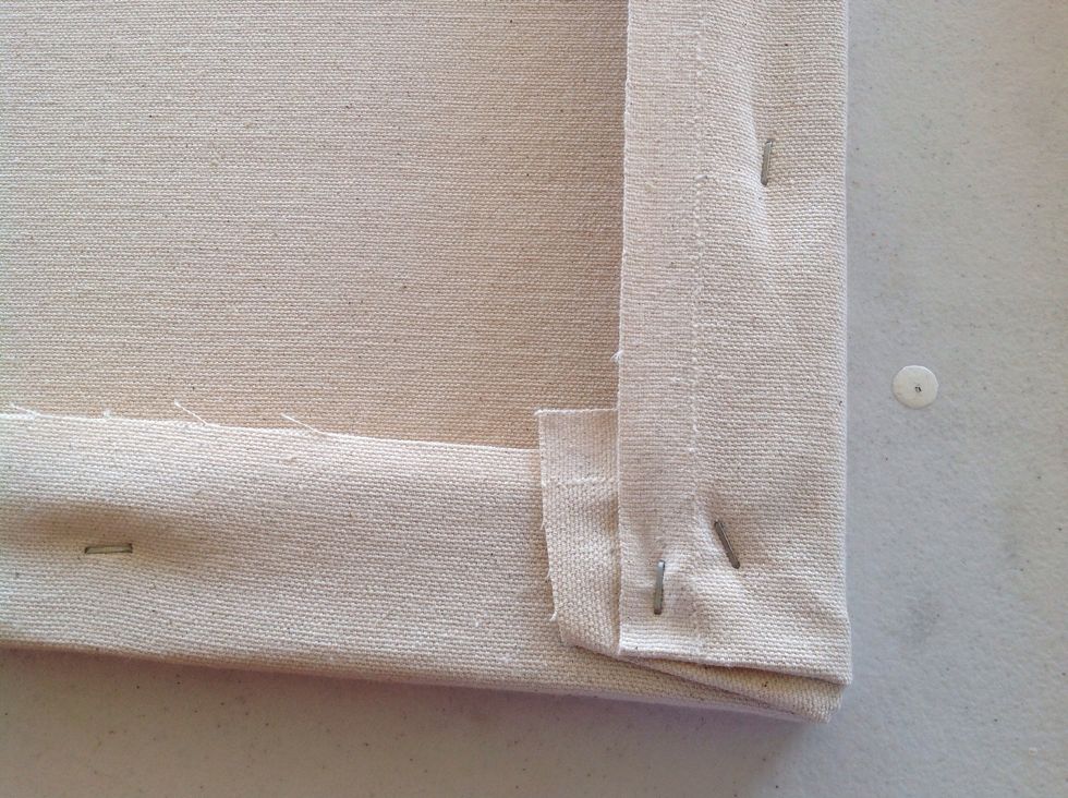 Repeat on remaining corners.