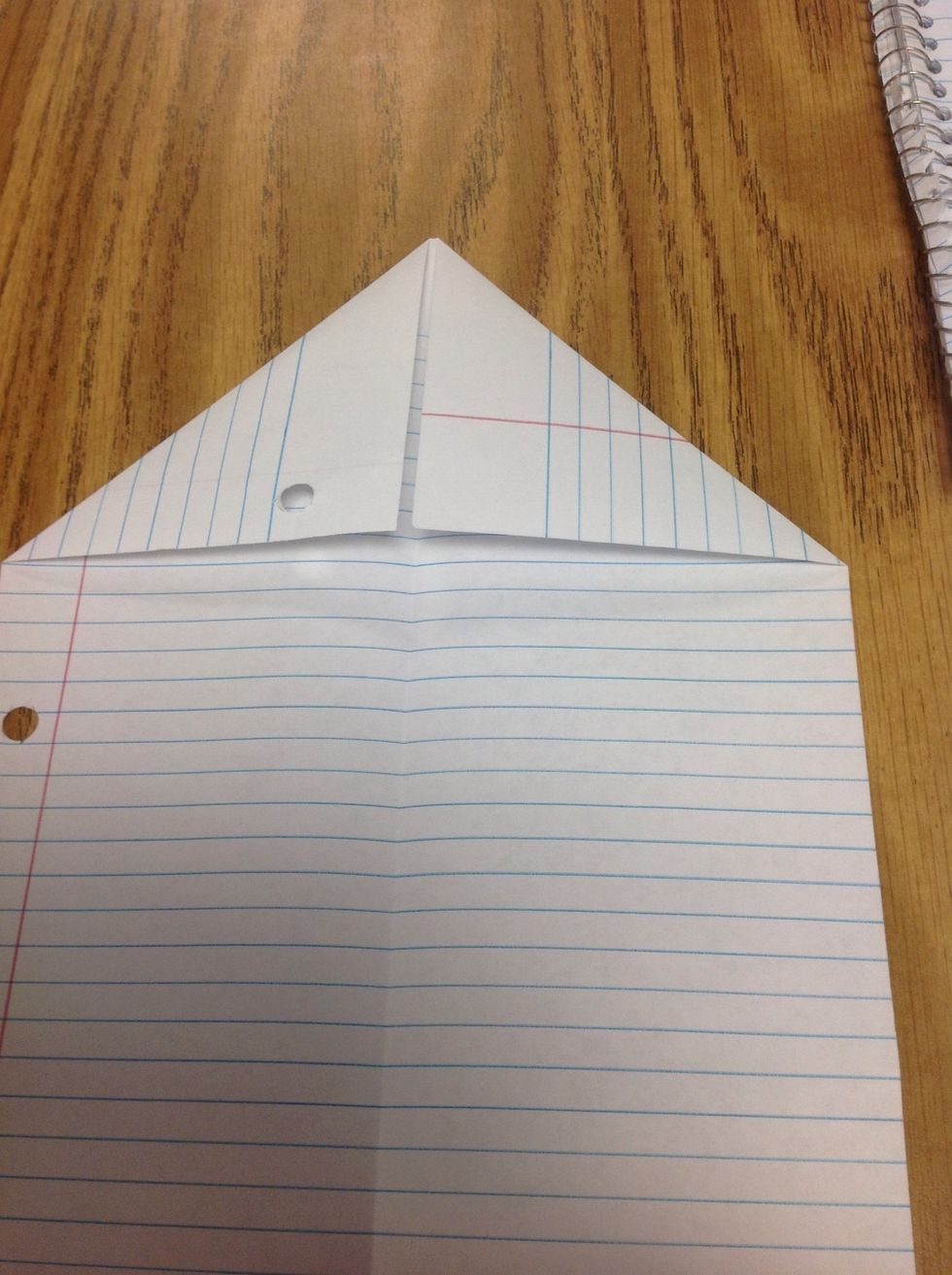 Repeat step 3 to the other side of the corner