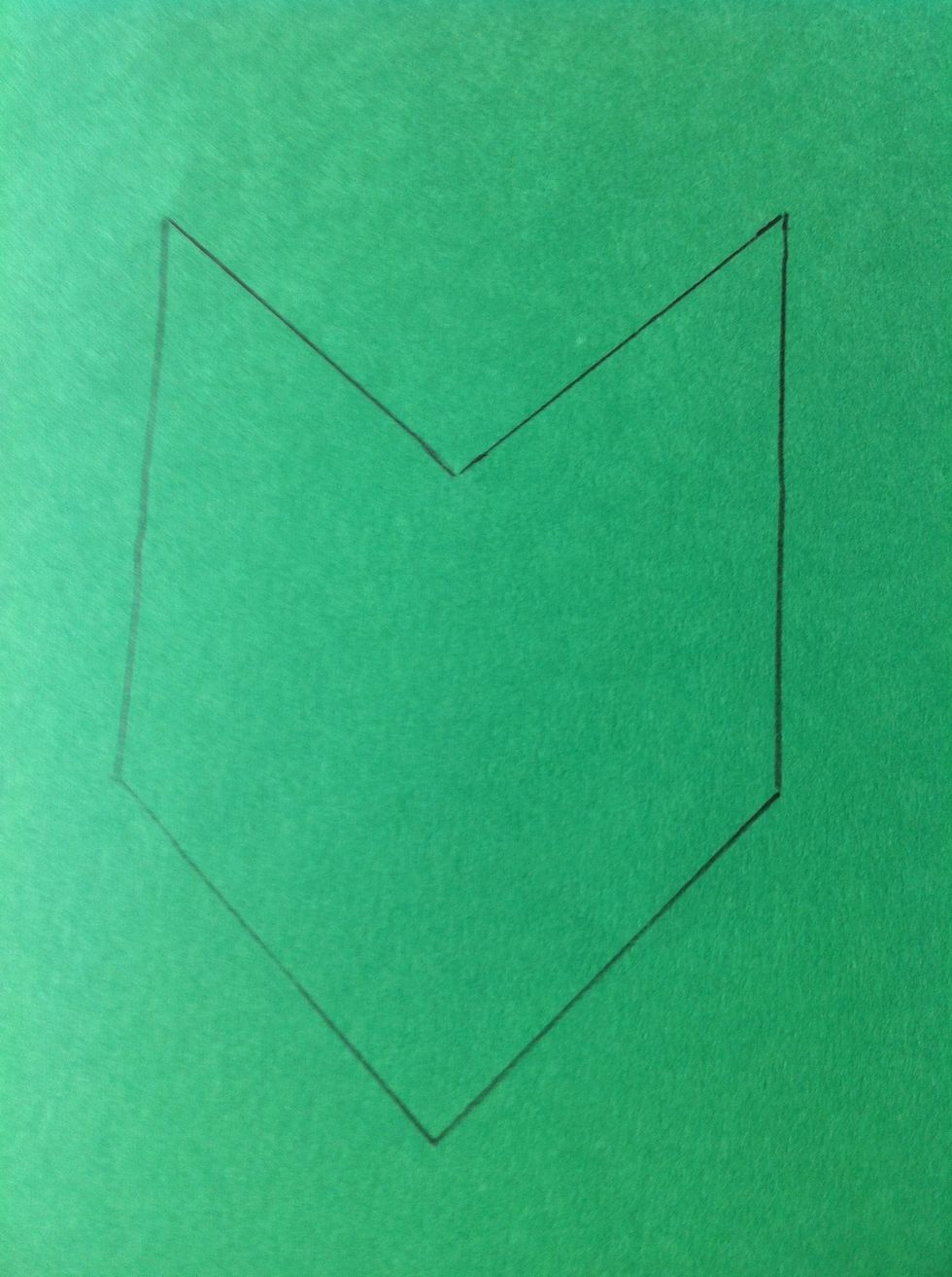 Repeat step 5, but on the other side so that you get this shape.