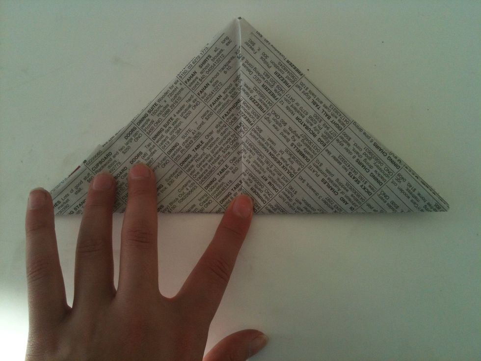 Repeat step 8 till it looks like this.