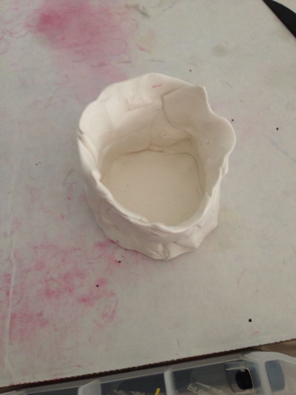 Repeat step 9 until top is even