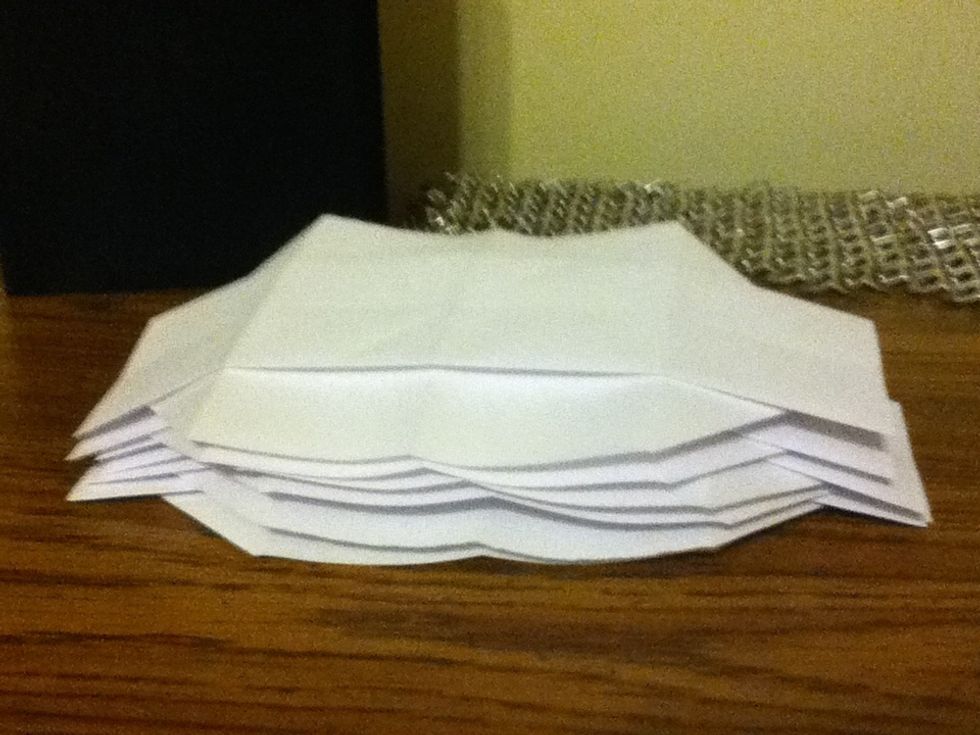 Repeat steps 1-21 until you have six copies