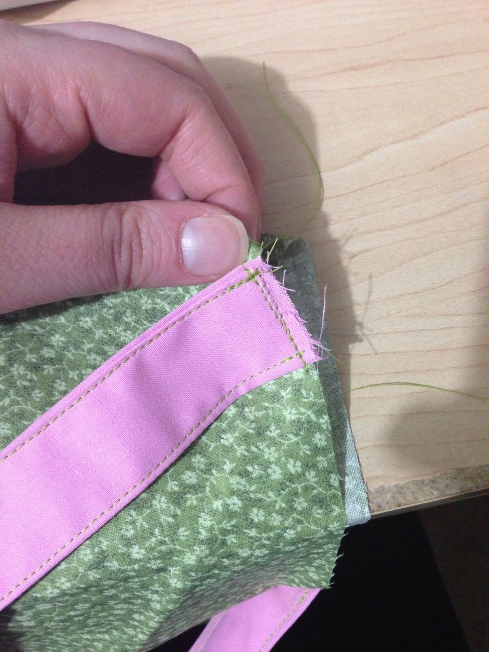 Repeat steps 16-18 on other side of the bag.