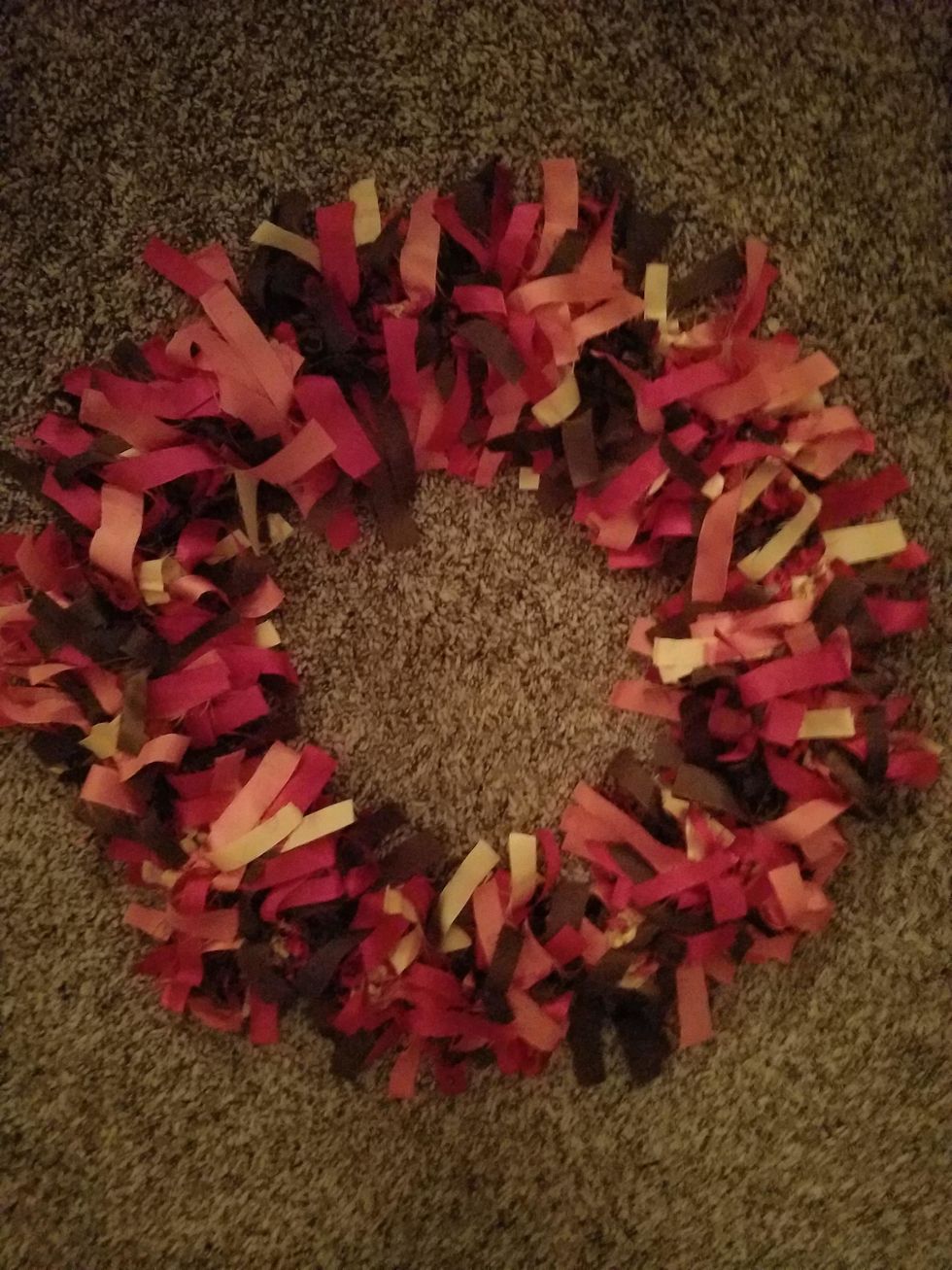 Repeat steps 3-6 until the wire is covered