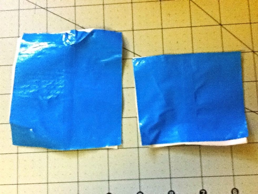 Repeat steps 4-6, only this time, cut the duct tape 3 in.