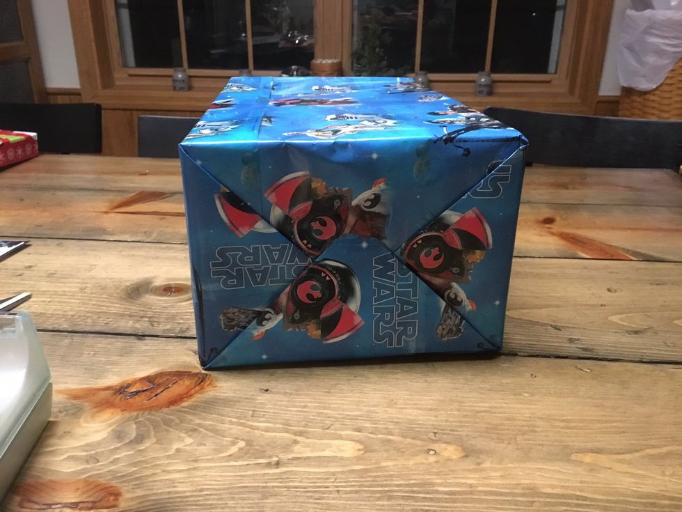 Repeat steps 6-9 on the opposite side of the gift.