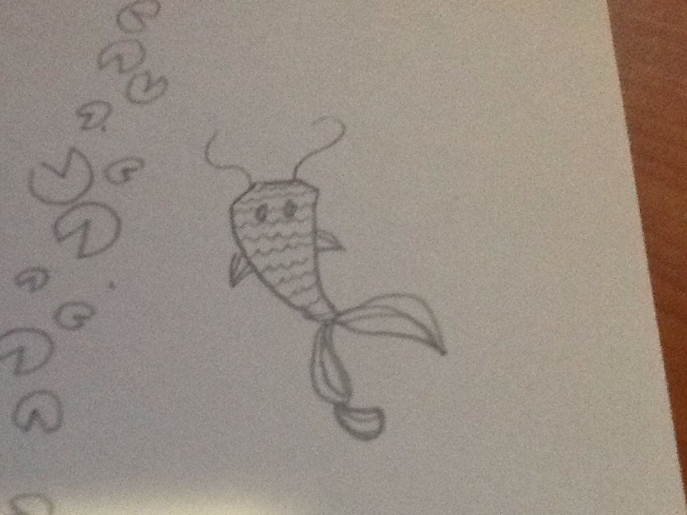 Repeat steps 7-12 on the left side of the lily pads.