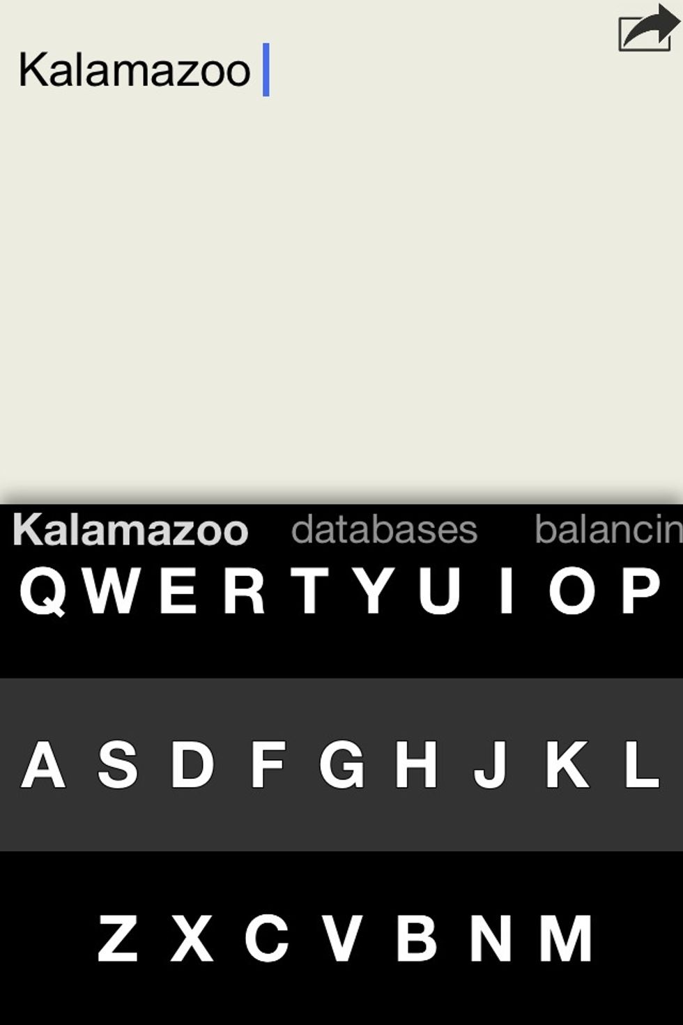 Repeat the hold/slide/lift process until the entire word is typed. Then right swipe to add a space. The autocorrect will not change the word. Then to save to dictionary give it a single swipe up.