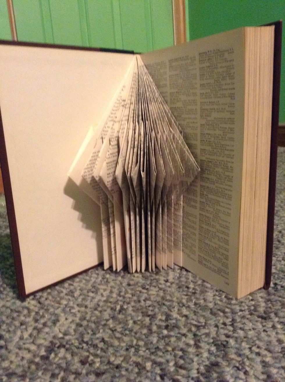 Repeat the last two steps until your entire book looks similar to this (*remember, Im only doing part of this book to save time)