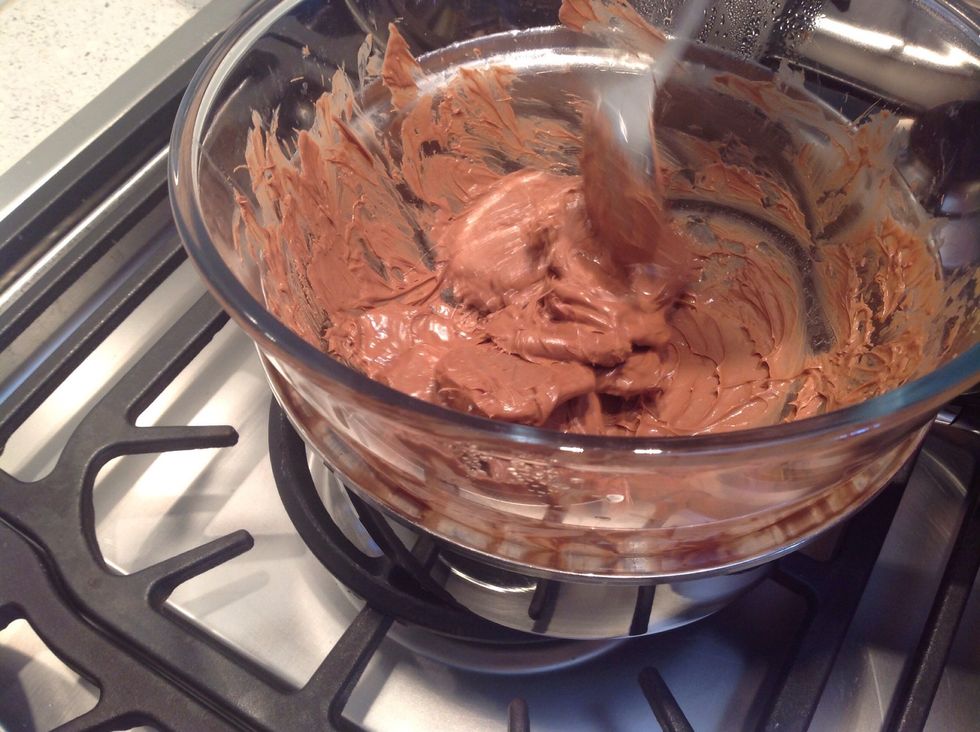 Repeat the process with the milk chocolate until it melts.