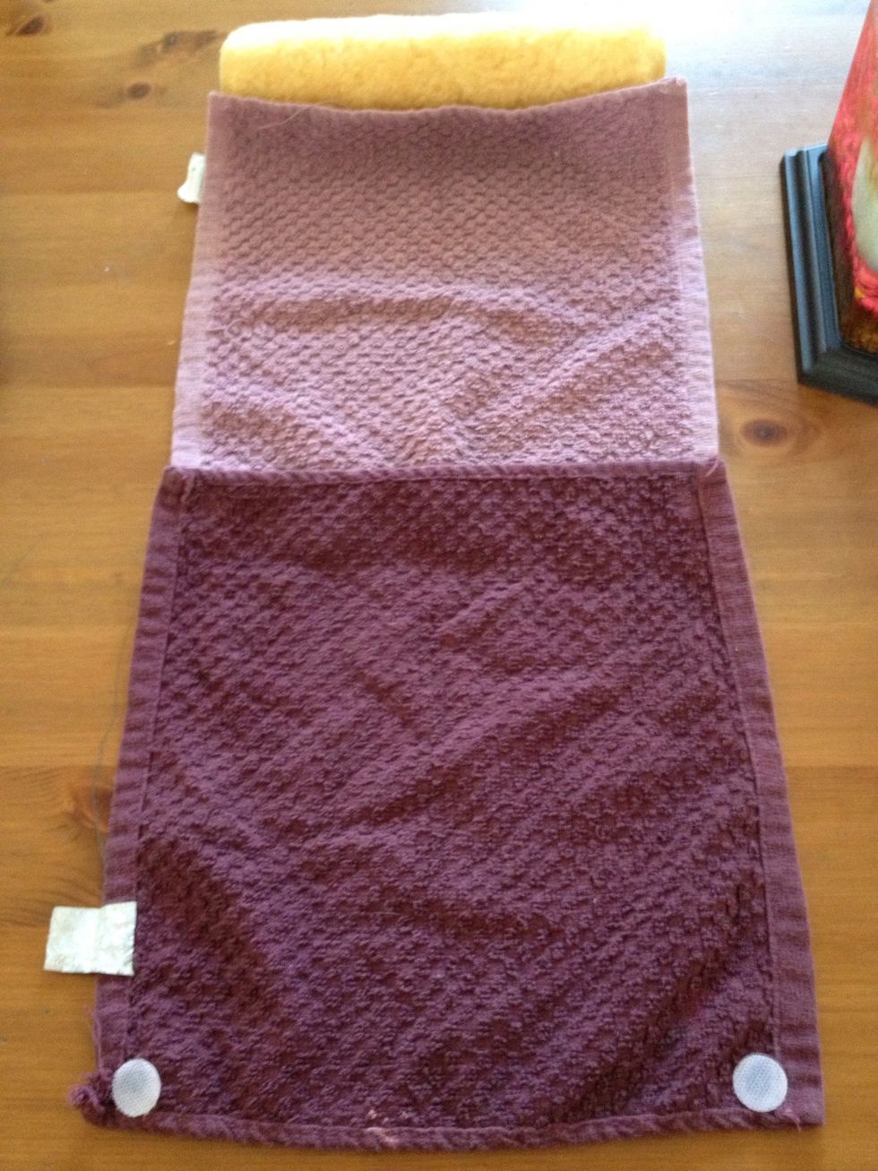 Repeat the same procedure for the remaining towels