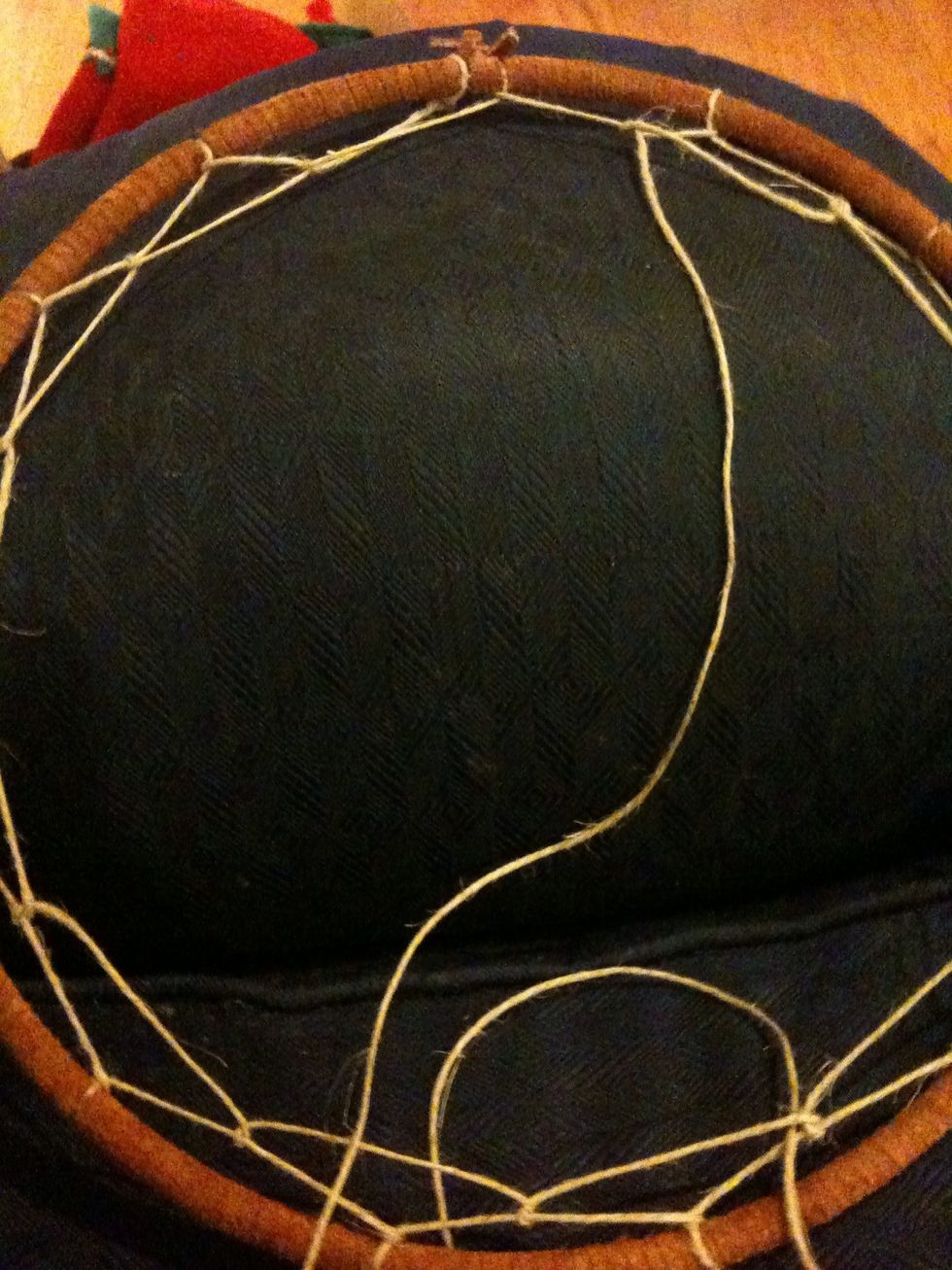 Repeat the same step until you reach the top.