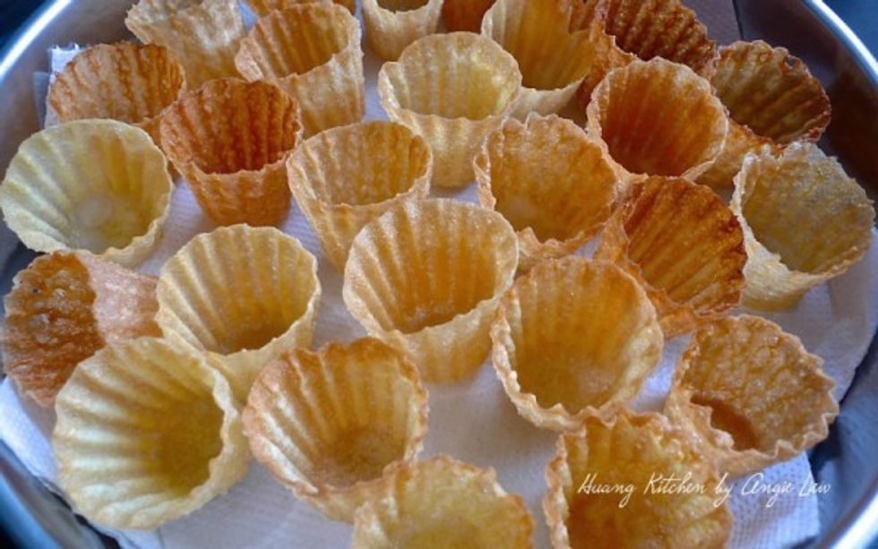 Repeat the same with the rest of the batter. Then quickly store in an airtight container until needed. And we're done!