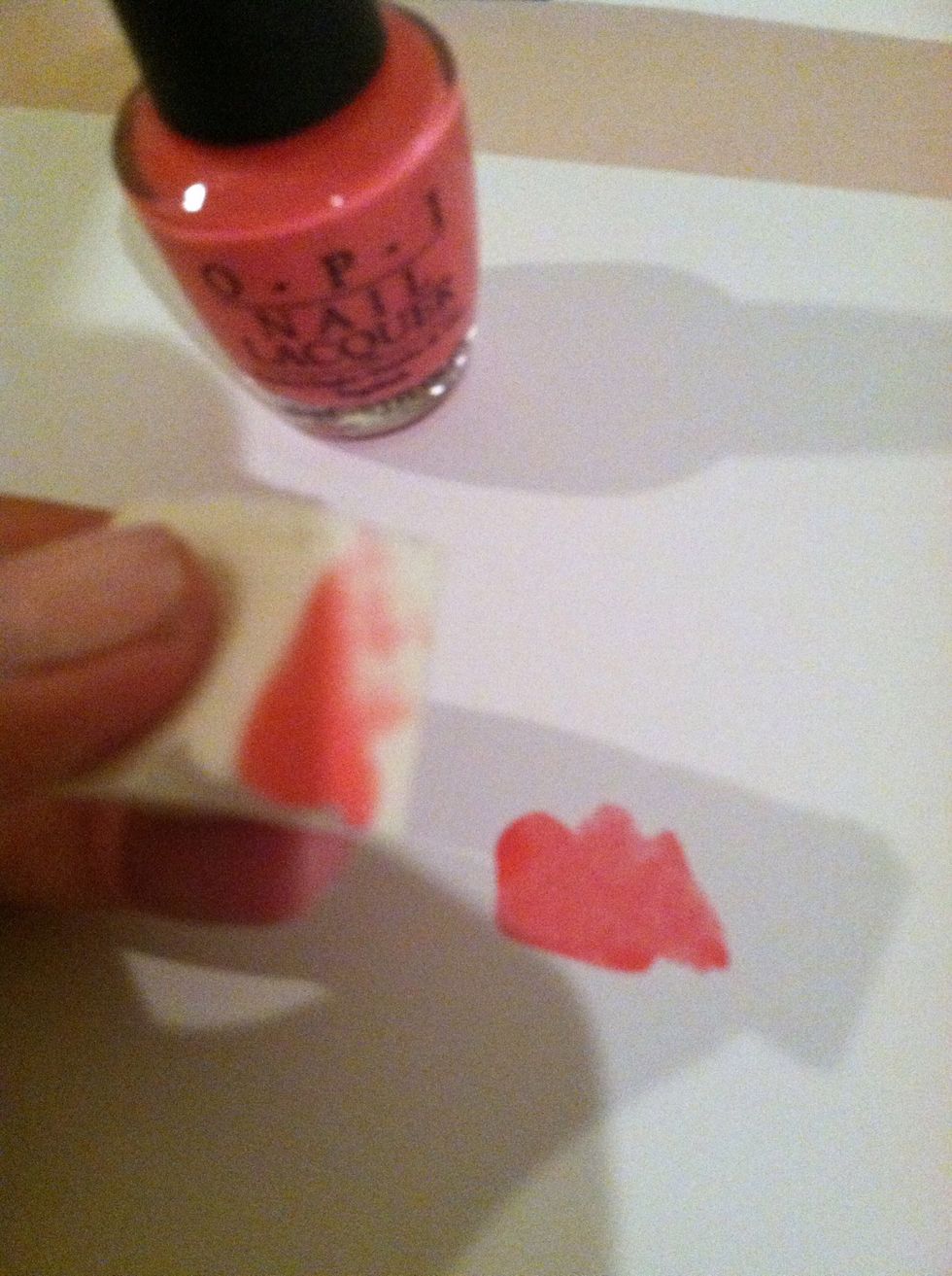 Repeat the step with the darkest color