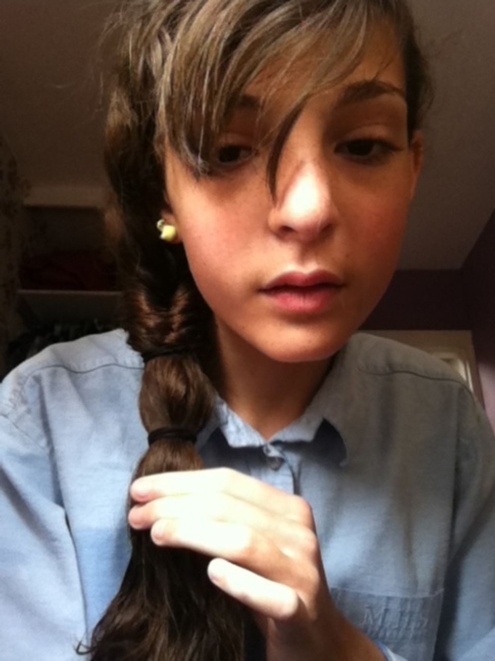 Repeat this again.... The another bobble a bit lower down