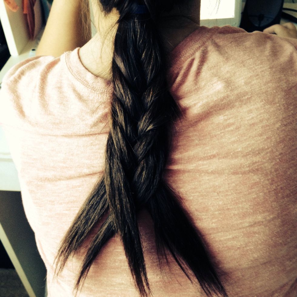 Repeat this method until it he's harder to keep it together.