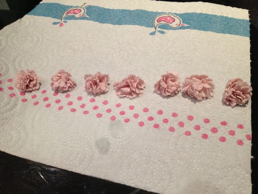 Repeat to make required amount and leave to harden (it doesn't take long)