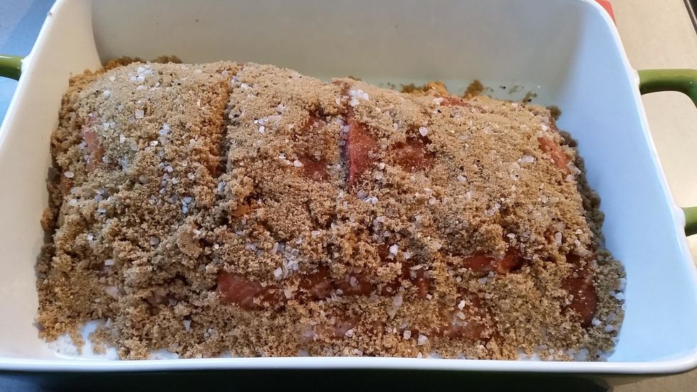 Repeat until covered.