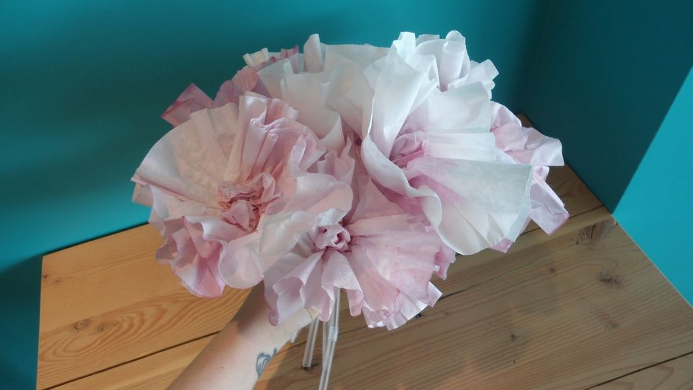 Repeat until you have a bouquet!